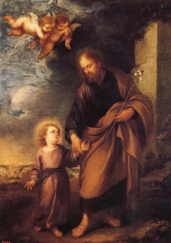 Bartolome Esteban Murillo St. John's and the child Jesus oil painting picture